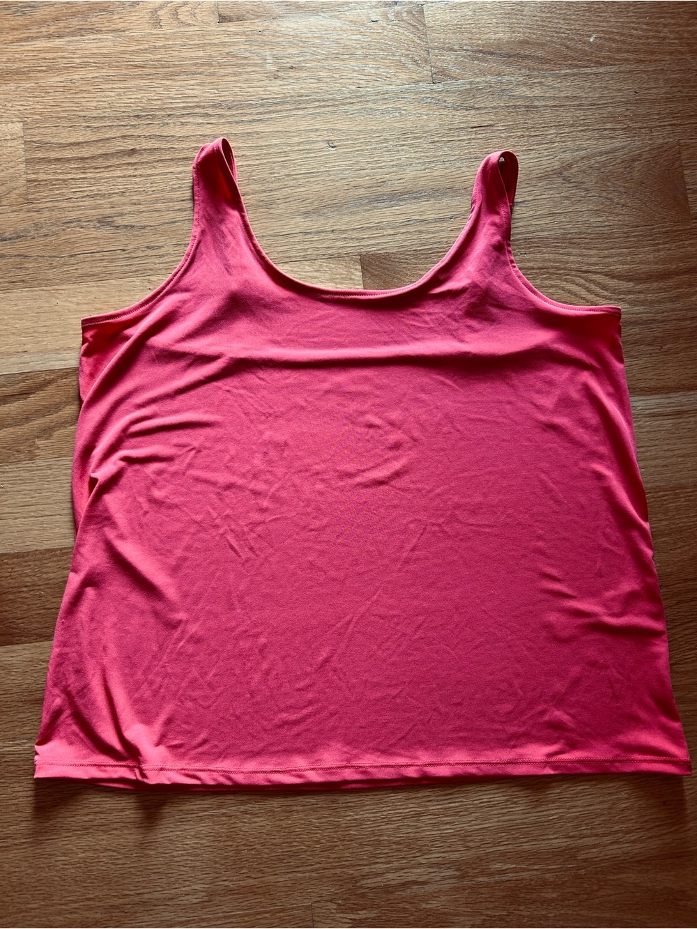 Chico's Coral Coral Scoop Neck Tank